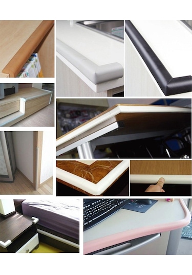 Portakal Safety Kauçuk Kenar  Koruyucu Siyah Çok Renkli