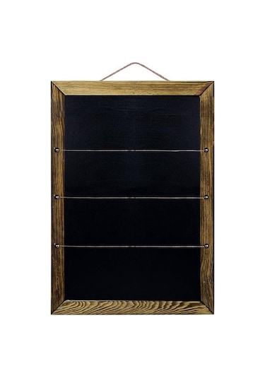 Kişiye Özel Ahşap Karatahtalı Duvar Fotoğraf Çerçevesi