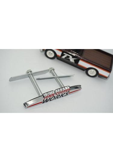 Dk Tuning Mini John Cooper Works Ön Panjur 9cm Metal Logo Arma Bagaj Arma