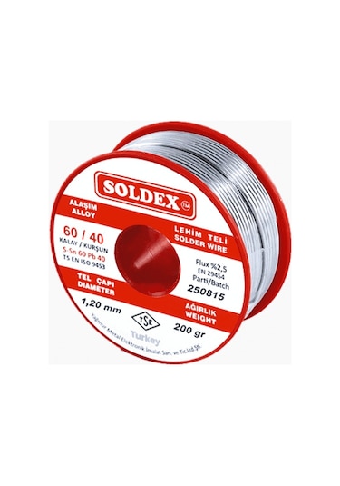 Soldex Lehim Teli 1.20Mm 60/40 200Gr