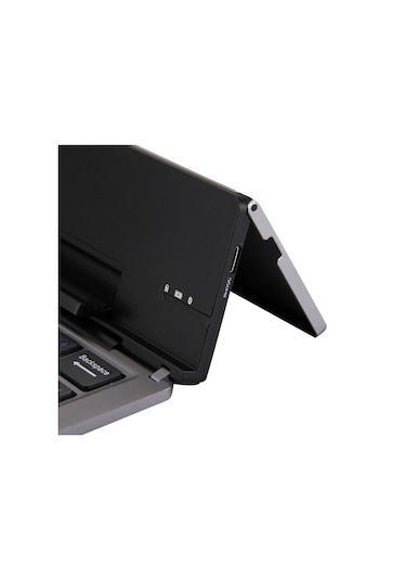 Sones F18 Ultra İnce Şarj Edilebilir Katlanabilir 58 Tuşlu Tutuculu Kablosuz Klavye