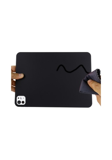 iPad Uyumlu  Pro 13 2024 Kılıf Sıvı Silikon Çizilmeye Dayanıklı Tablet Kapağı