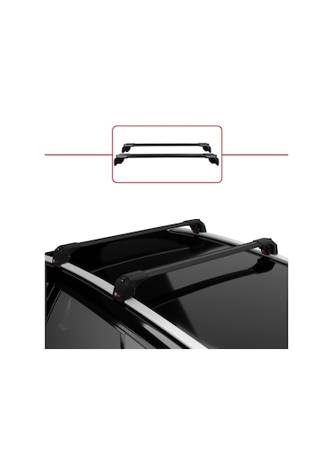 Dacia Lodgy 2012-2022 Arası İle Uyumlu Ace-2 Ara Atkı Tavan Barı Siyah
