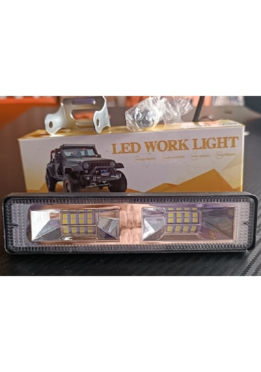 48w 16 Led Işığı Yüksek Parlak 2 Modlu Düz-ve Çakar