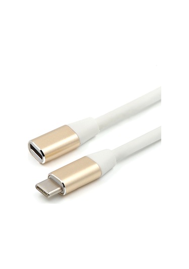 Symbee Alüminyum Usb 3.1 Type-c Ertention Kablosu Erkek- Dişi : Hızlı Şarj, Veri Ve Medya Aktarımı İçin 1m Uzantı Kablosu Altın