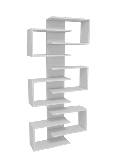 Arnetti Lotus Kitaplık Ve Duvar Rafı Beyaz