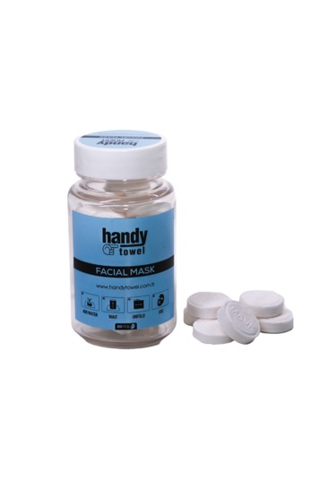 Handytowel Sıkıştırılmış Kağıt Yüz Maskesi 20'li