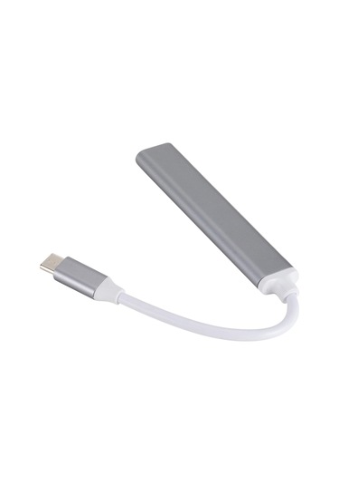 C809 Tip C Usb Hub 4 Bağlantı Noktalı Usb 3.0 Veri Hub Adaptörü Taşınabilir Usb 3.0 Hub Uzatma Kablosu Ayırıcı 4