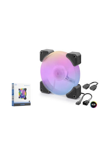 Nodar Nd2661 Kasa Fanı Argb 120 Mm Siyah