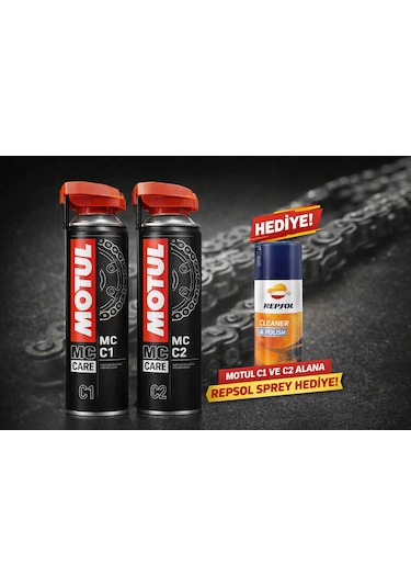 Motul C1 C2 Zincir Temizleme Spreyi Repsol Sprey li