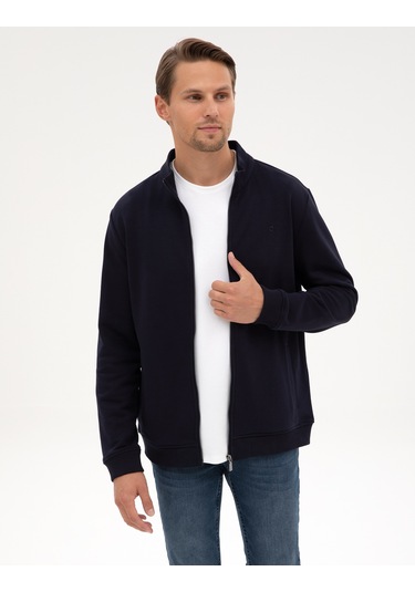 Pierre Cardin Erkek Lacivert Hırka Örme 50317668-vr033 Lacivert