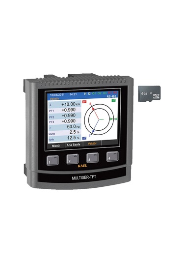 Kael Multıser-02-pc-tft ,3-faz Şebeke Analizör