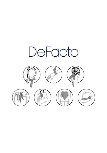 Defacto Kadın Vual Tesettür Şal E9471axnsbk27 Siyah