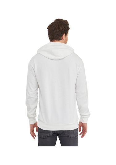 Adams Kanguru Cepli Newyork Baskılı Kapüşonlu Sweatshirt