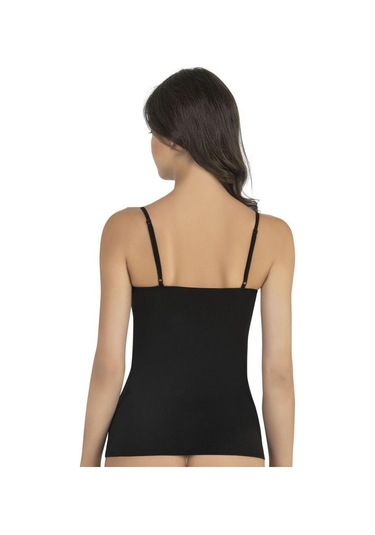 Fabony Bayan Modal İp Askılı Atlet 1210 Siyah