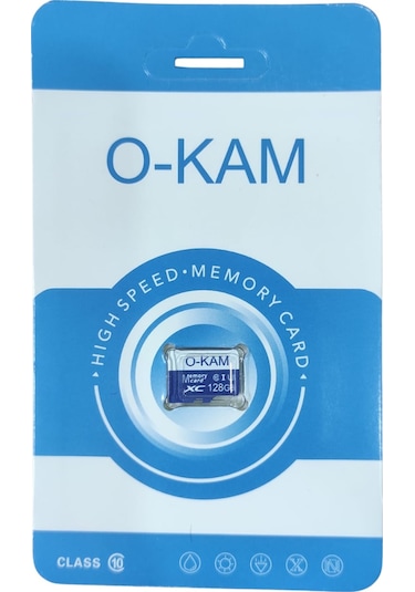 O-Kam EMBA04011 128 GB Solar-WiFi Kameralara Uyumlu Hafıza Kartı