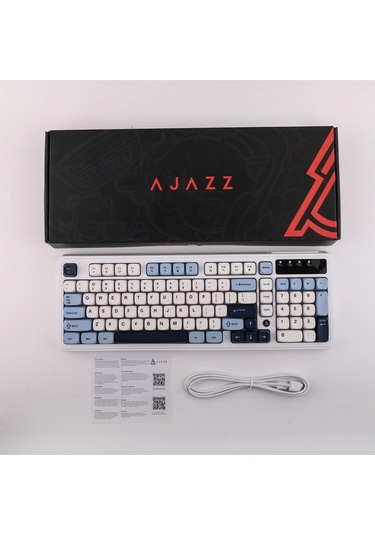 Af-98 Kablolu Mekanik Hisli Oyuncu Klavye - Kahverengi Switch Hissiyatlı