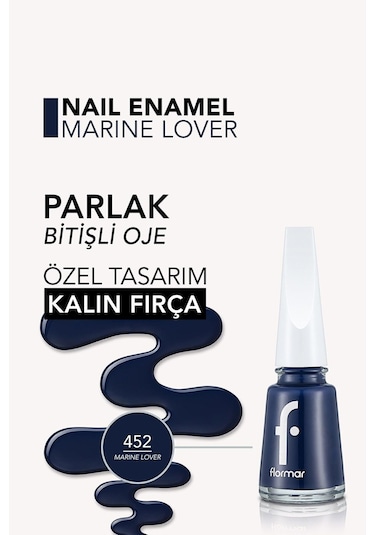 Flormar Nail Enamel Parlak Bitişli Oje 452