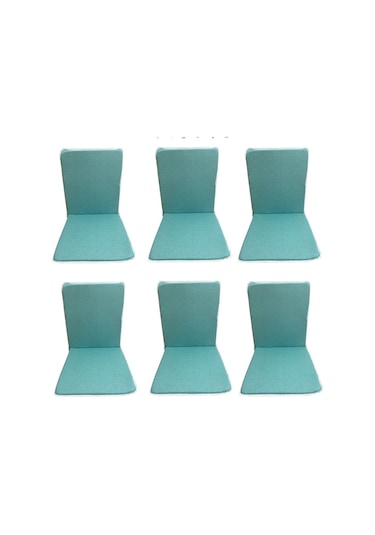 Sandalye Minderi Arkalıklı Fermuarlı Süngerli-6 Adt(Suyeşlkırçıl) (532430941)