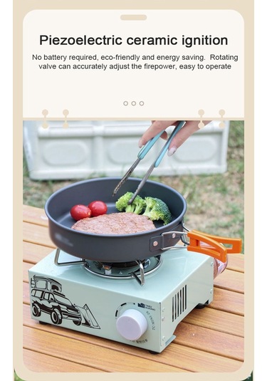 Tuocun Kasetli Ocak 2100W Tc-Mını-28-Tek Ocak Seladon Yeşili Yeşil