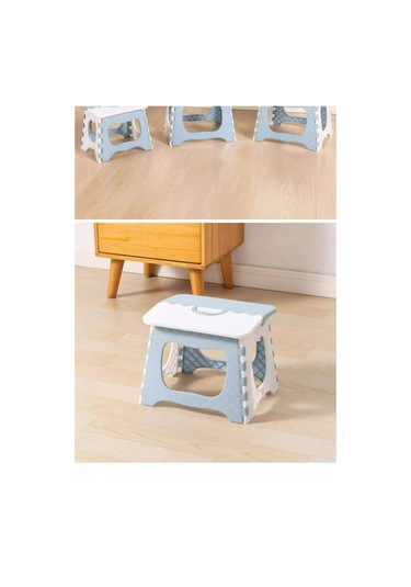 Crosswing Ev Katlanır Tabure-mavi Mavi