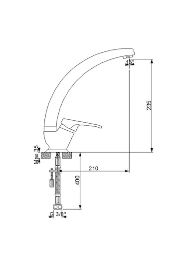 Newarc Smart LüKs Eviye Bataryası 142731U