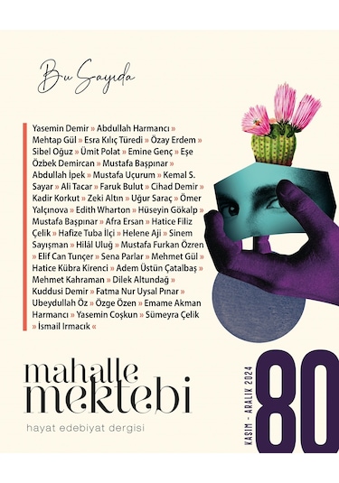 Mahalle Mektebi Dergi 80.sayı Kasım-aralık 2024