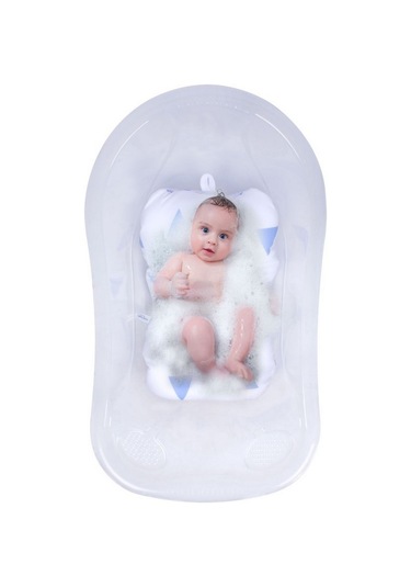 Sevi Bebe Art-69 Cozy Banyo Minderi Üçgen Mavi