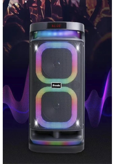 Torima BTS-1989 RGB Karaoke Mikrofonlu Kumandalı Bluetooth Hoparlör