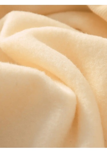 Kışlık Kapüşonlu Sweatshirt, Çocuk New York Manhattan Baskılı Bej