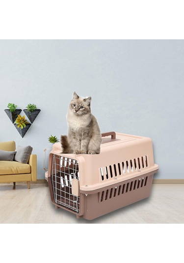 Homyl Sert Taraflı Seyahat Taşıyıcı Kahverengi-beden-s