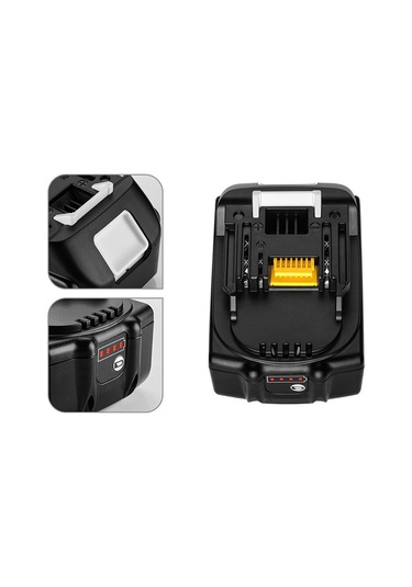 Sones 18v El Matkabı Lityum Pil Elektrikli Alet Pil Paketi Makit Bl1850 / Bl1830 / Bl1835 / Lxt400 / 194204-5, Kapasite: 3000mah