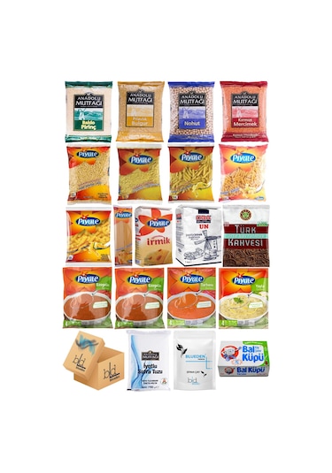 Blueden Kurban Kumanya Yardım Erzak Kolisi 20 Parça 4 Nolu Paket