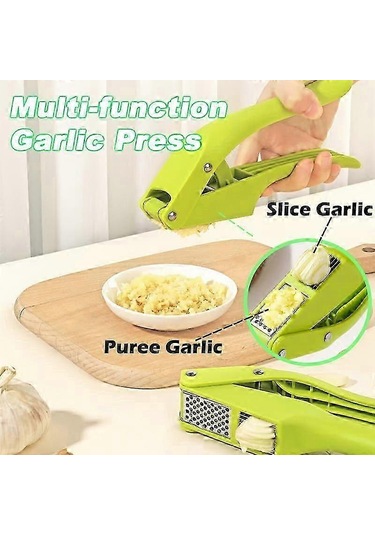 Sarımsak Ezici, 2'si 1 Arada Sarımsak Kıyma Makinesi, Ergonomik S Çok Renkli