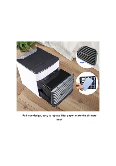 Geeroyoo Usb Taşınabilir Soğutucu Ve Nemlendirici - Ev, Dormitorium, Ofis İçin Mini Hava Soğutucu Fanı