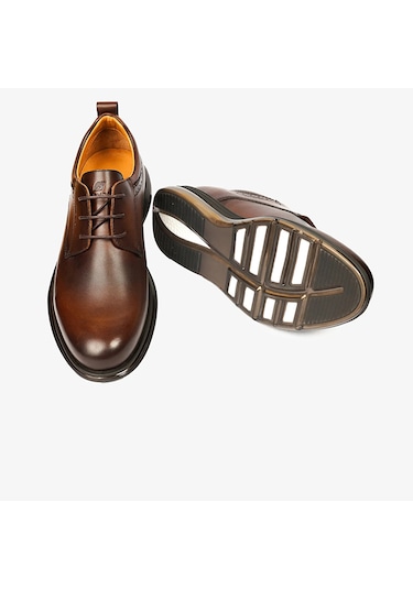 Greyder 16231 Erkek Kahve Hakiki Deri Klasik Ayakkabı Kahve Kahverengi