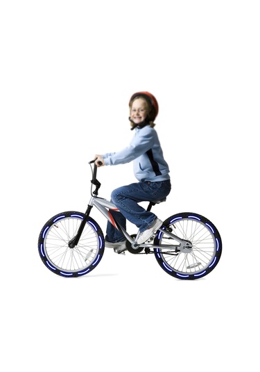 Green-10pcs Yapışkanlı Yansıtıcı Bant Bisiklet Güvenlik Uyarı Etiketi Bisiklet Reflektör Bant Şerit Bisiklet Scooter Jant Dekorasyon Çok Renkli