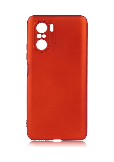 Xiaomi Mi 11I Kılıf Zore Premier Silikon Kapak-Kırmızı