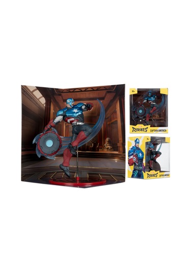 Mcfarlane Toys- Marvel Rivals Captain America 1:10 Scale Collectible