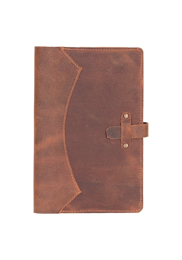 Bloom Quiet Edit Moccasin A5 Deri Kitap Defter Kılıfı
