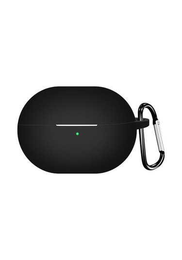 Microsonic Huawei Freebuds Pro 4 Kılıf Askılı Mat Silikon Siyah