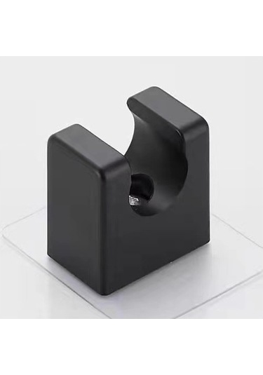 Primepickings Siyah Kullanışlı Ayarlanabilir Cilalı Kendinden Yapışkanlı El Emme Matkapsız Duş Başlığı T 2 Katlı Gri