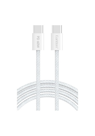 Earldom EC-190CC 2 M 60 W Apple iPhone 15 Serisi ile Uyumlu Type-C to Type-C PD Hızlı Şarj Kablosu