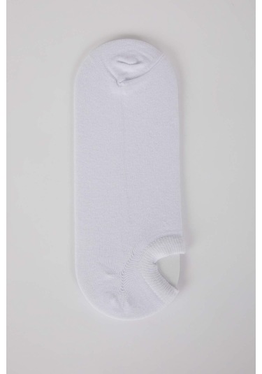 Defacto Erkek Pamuklu 3lü Sneaker Çorabı K4595aznswt1 Beyaz-wt1