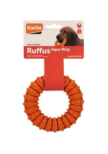 Karlie Plastik Halka Köpek Oyuncağı Turuncu 12