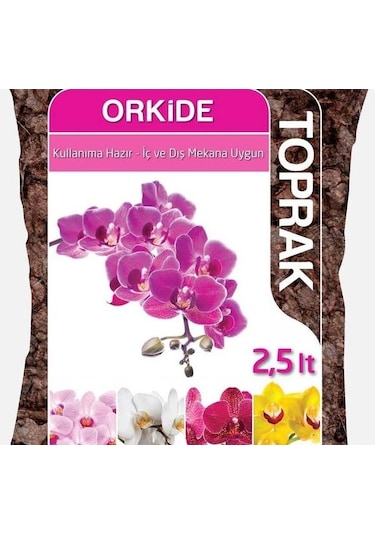 Çam Kabuklu Organik Orkide Toprağı 2,5 Lt