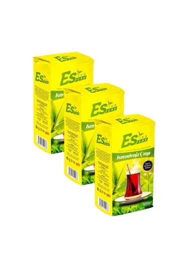 Es Tea Karadeniz Siyah Dökme Çay 3 x 1 KG