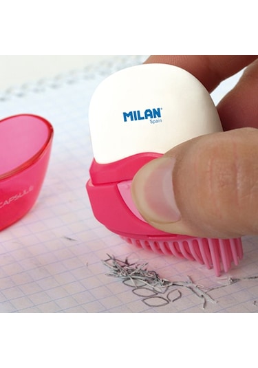 Mılan 4900116 Capsule Fırçalı Silgi - 16adet