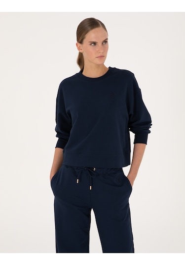 Pierre Cardin Kadın Lacivert Sweatshirt 50314963-vr033 Lacivert