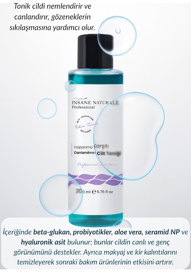 Insane Naturale Canlandırıcı Tonik 200 ML